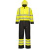 PORTWEST Kombinéza Contrast S485 Hi-Vis, zateplená, nepromokavá, reflexní POR-S485YBRM M Žlutá/černá