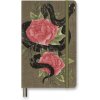 Moleskine Zápisník Snake Roses - tvrdé dosky A5, linajkový, zberateľská edícia