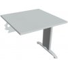 Hobis Rokovací stôl Flex, 80x75,5x80 cm, sivý/kov