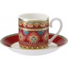 Villeroy & Boch Espresso šálka s podšálkou Samarkand Rubin 100 ml