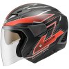 Helma ZEUS ZS-611 TT18 BLACK/RED - L - doprava zdarma
