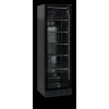 TEFCOLD Chladiaca skriňa | SCU 1425 frameless | krídlové dvere - 347 l - čierna