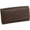 Mercucio Čašnícka listová peňaženka 2311792 teľacia koža hnědá