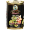 Franz Josef Kaiser Exclusive Zelené olivy plnené pastou zo šunky serrano v slanom náleve 300 g