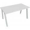 Hobis Pracovný stôl UNI A, 140x75,5x80 cm, biela/sivá