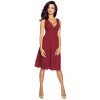 KARTES MODA šaty dámske KM117 šifón obálkový výstrih