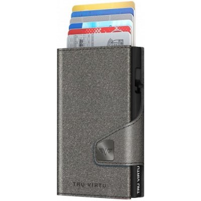 Peňaženka Tru Virtu Wallet Click & Slide PET Plsť Grey