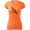 Paličky ruka - Dámske Fantasy športové (dresovina) - 2XL ( Neon mandarine )