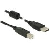 Delock 84894 USB USB 2.0 USB-A zástrčka USB-B zástrčka 0,5m černý