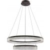 Candellux | LED luster na lane FROZI LED/38W/230V pr. 60 cm čierny | CA1048
