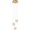 Lucide Lucide CINTRA - Pendant light - D25 cm - LED - 3x4,7W 2700K - Transparant 13499/13/60