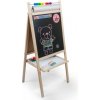 3toysm detská obojstranná tabuľa 5v1 SCHOOL 100 x 45 x 40 cm