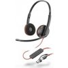 Poly náhlavní souprava Blackwire 3220, USB-C/A adaptér, stereo 8X228AA
