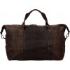 Green Wood Kožená cestovná taška GW5795 Br