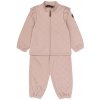 Detský termo set bunda a nohavice Mikk-Line - Warm Frill ružová farba Adobe Rose Veľkosť: 98