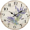 DAKLS Nástenné hodiny Levanduľa, pr. 34 cm