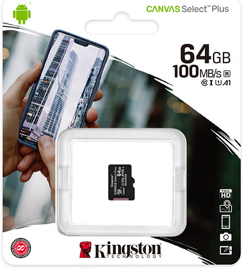 Kingston SDXC UHS-I U1 64GB SDCS2/64GBSP