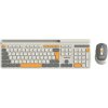 Canyon SET-W5 svetlo šedá s oranžovými prvkami CNS-HSETW5BG-CS - Wireless klávesnica a myš (SK/CZ)