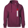 Hasiči zdravotník - Oversized mikina dámská Moon - kratšia + širšia - XL ( Fuchsiová )