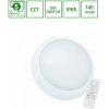SPECTRUM - NYMPHEA CITY PRO 2 24/30W - plafónové svietidlo 120° IK08 IP65 Ø320x80mm 230V CCT - Biele / Senzor+Ovládač