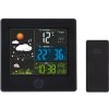 Meteostanica Solight TE80, farebný LCD, teplota, vlhkosť, RCC, čierna