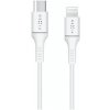 Dlouhý datový a nabíjecí kabel FIXED s konektory USB-C/Lightning a podporou PD, 2 metry, MFI certifi FIXD-CL2M-WH