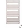 Admiral Kúpeľňový radiátor QUADRA II, 600 × 1330 mm, 600 W, plochý, elektrický, biely, KH-E 600/1330 -600W