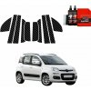 GRIZZ Protector Carbonová fólia na stĺpiky dverí, Fiat Panda III, 2012-2016