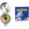 Verk 09225 Turistický kompas v kovovom puzdre, strieborný