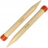 KnitPro Jumbo Birch rovné ihlice na pletenie 30 cm