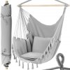 Brazílske závesné hojdacie kreslo - šedé