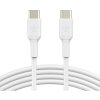 BELKIN kabel USB-C - USB-C, 1m, bílý (CAB003bt1MWH)