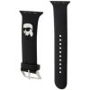 Remienok Karl Lagerfeld Karl Head NFT Řemínek pro Apple Watch 42/44/45/49 Black KLAWLSLKNK