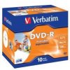 Verbatim DVD-R, Wide Inkjet Printable ID Brand, 43521, 4.7GB, 16x, jewel box, 10-pack, 12cm, pre archiváciu dát (DDM47VEJ5GP1)