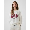 GAP Detská oversize mikina s logom VintageSoft Biela XS