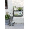 Light & Living Zinkový antik kovový 2-poschodový etažér Luisé - 49*26*50 cm - Light & Living