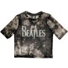 Tielko The Beatles - Drop T Logo, Žena,Čierna,L