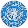 WARAGOD United Nation PVC nášivka, modrá