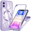 Techsuit ColorVerse 360 MagSafe Series puzdro + ochranné sklo pre iPhone 11 – fialové