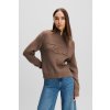 Karl lagerfeld SOUTACHE SIGNATURE CHUNKY KNIT BEIGE