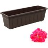 Plastkon produkt s.r.o. Truhlík Garden hnedý Dostupné veľkosti: 80cm