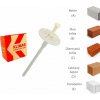 KLIMAS Wkret-met FIXPLUG Tanierová hmoždinka s plastovým tŕňom Ø10 mm 120 mm - 200 ks
