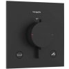 Hansgrohe Ecostat Comfort E - Termostatická batéria pod omietku, na 2 spotrebiče, matná čierna - 33716670