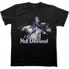 Tričko Neil Diamond - Singing, Unisex,Čierna,XXL