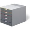Durable Varicolor 5 box 5 zásuviek sivý