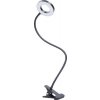 LED stolová lampa Solight WO66-B 8 W 300 lm 3000-4000-5000 K čierna na klip