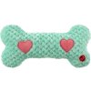 Hračka Dog Fantasy Cuddle kosť nahrievacia tyrkysová 30 cm