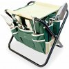 Deminas | Skladacia záhradná stolička s taškou na náradie