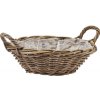 Prútený košík na rastliny Elite Leah Ø 35 x 12 cm