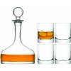 LSA International dárkový set Whisky 4 sklenice 0,25 l karafa 1,6 l